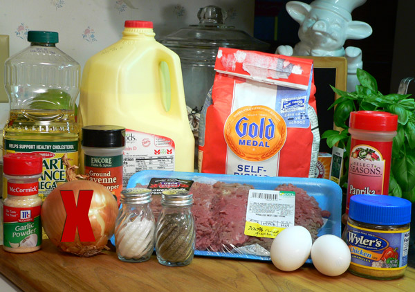 01_Chicken-Fried-Steak_ingredients Chicken Fried Steak ingredients you'll need.