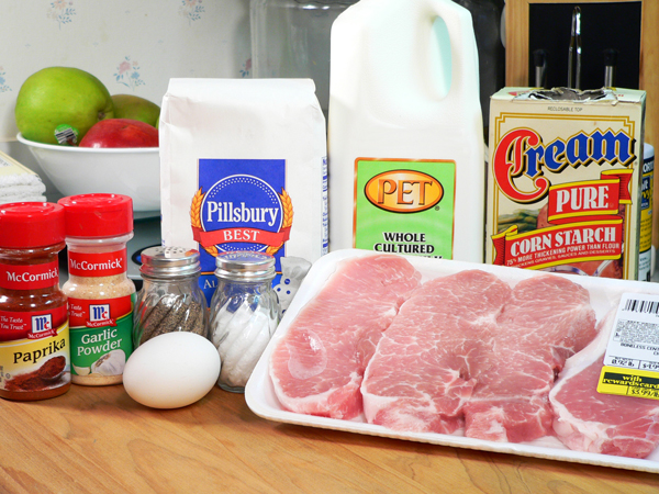 01_Pork-Chops_ingredients Fried Pork Chop ingredients