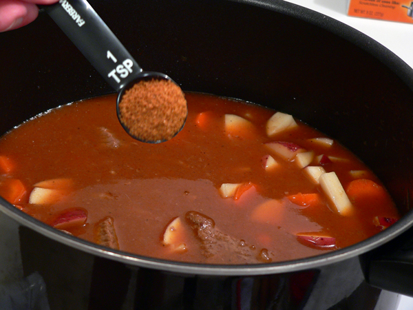 22a-Beef-Stew_add-bouillion Add the beef bouillion.