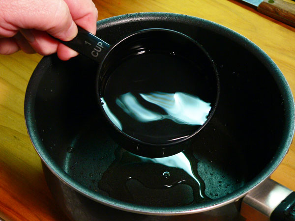 Seven Minute Frosting, add water.