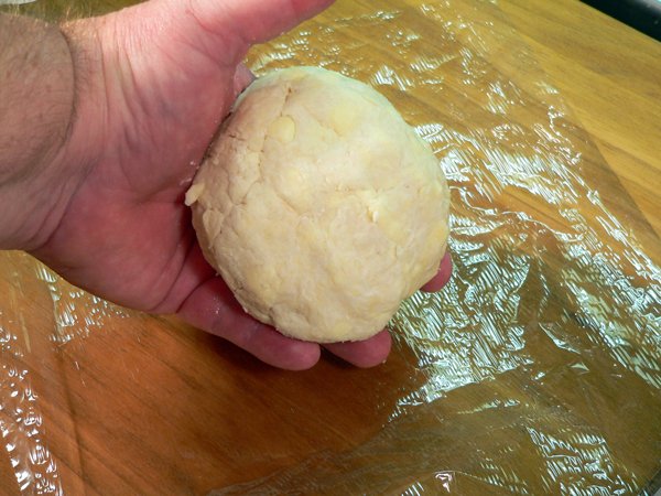 Basic-Pie-Crust_24_shape-into-a-ball Basic Pie Crust, shape the dough into a ball.