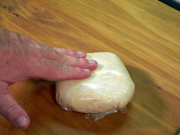 Basic-Pie-Crust_25_wrap-and-refrigerate Basic Pie Crust, wrap and refrigerate.