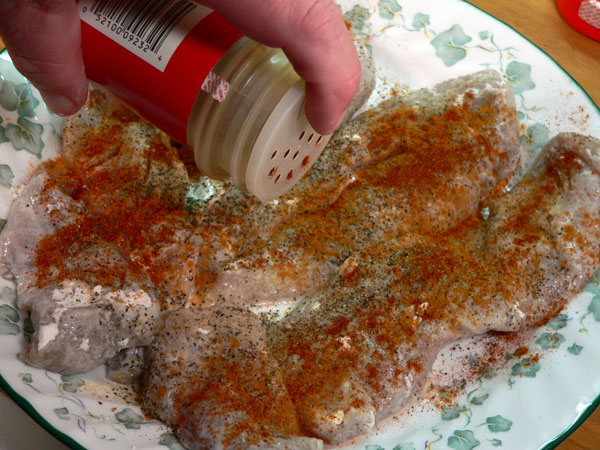 Blue-Fish_15_season-with-paprika Bluefish Recipe, add some paprika.