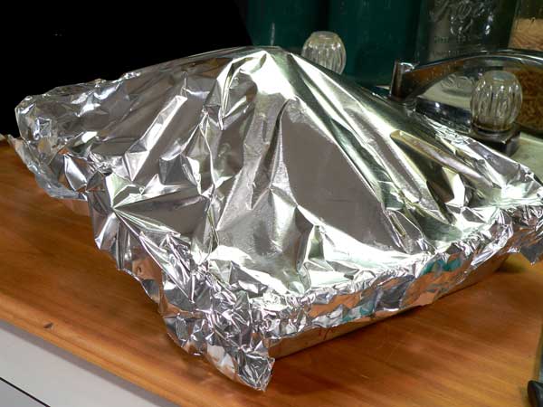 Coca-Cola Glazed Ham, cover it tightly with foil.