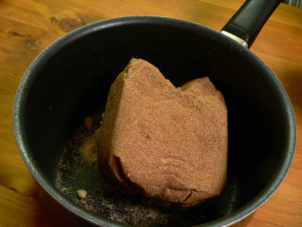 Coca-Cola Glazed Ham, add brown sugar.