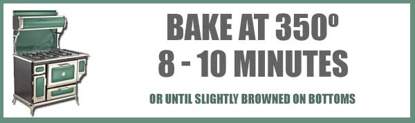 Fruitcake Cookies, baking time and temp.