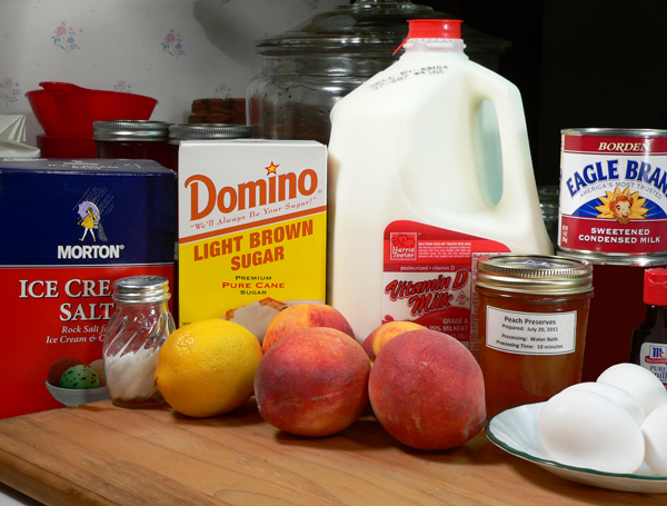 Peach-Preserve-Ice-Cream_01_ingredients Peach Preserve Ice Cream, ingredients