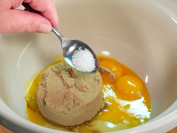 Peach-Preserve-Ice-Cream_14_add-salt Peach Preserve Ice Cream, add the salt.
