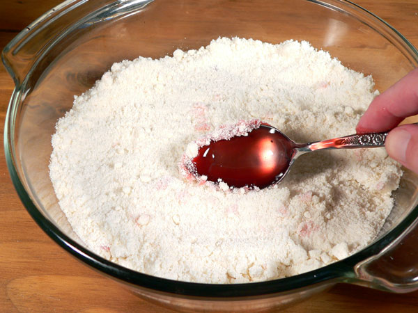 Quick-Cherry-Cobbler_04_spread-evenly Quick Cherry Cobbler, spread it around evenly.