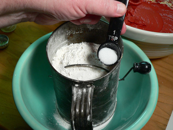Red Velvet Cake, add salt.