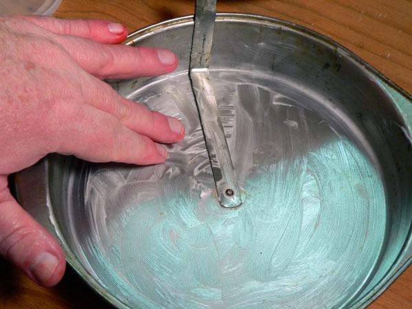 Red Velvet Cake, grease the pan.