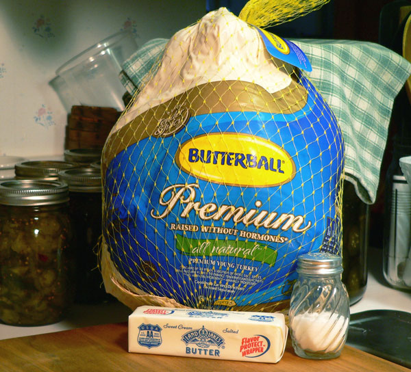 Roast Turkey, ingredients.