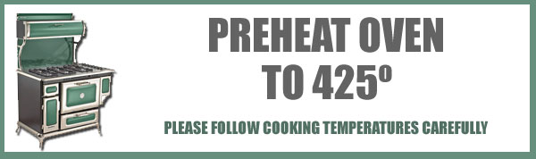 Preheat the oven to 425 degrees.