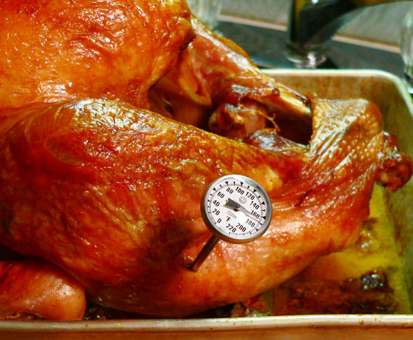 Roast Turkey, check thigh meat.