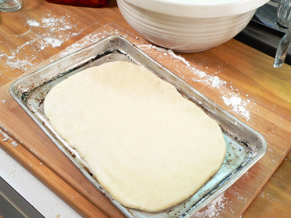 Strawberry-Shortcake_24_place-in-pan Strawberry Shortcake, place in pan.